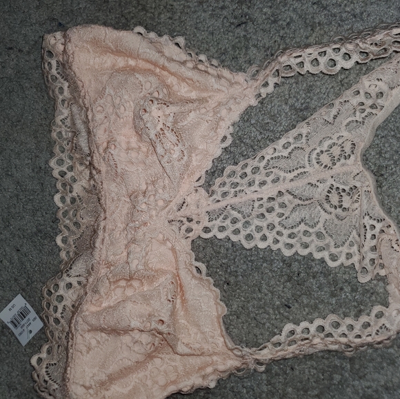 Aerie Lace Light Pink Medium Bralette - Picture 2 of 3
